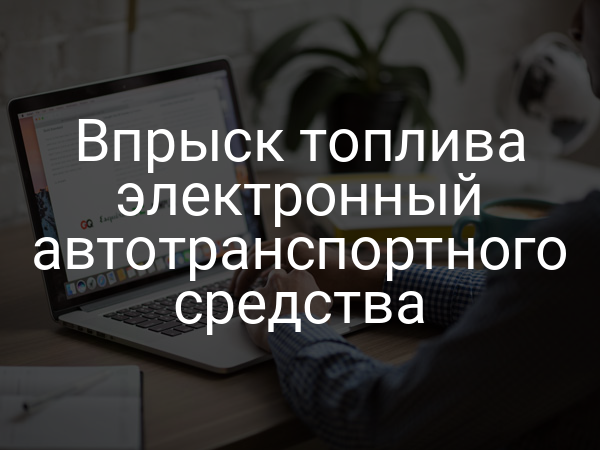 Впрыск топлива электронный автотранспортного средства