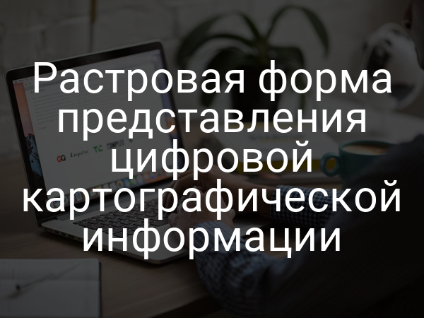 Растровая форма представления цифровой картографической информации