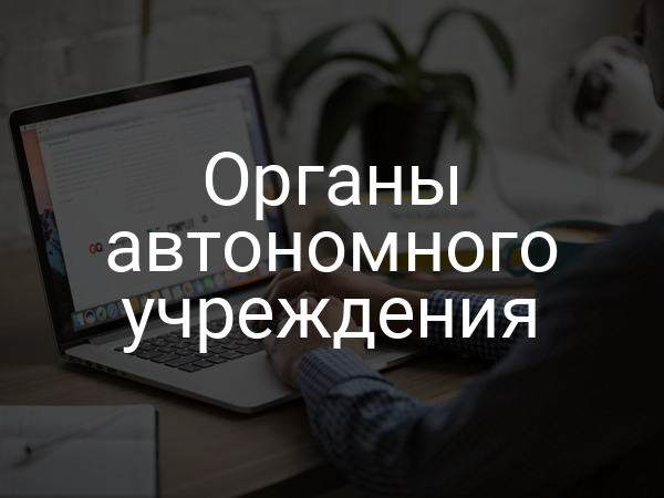 Органы автономного учреждения