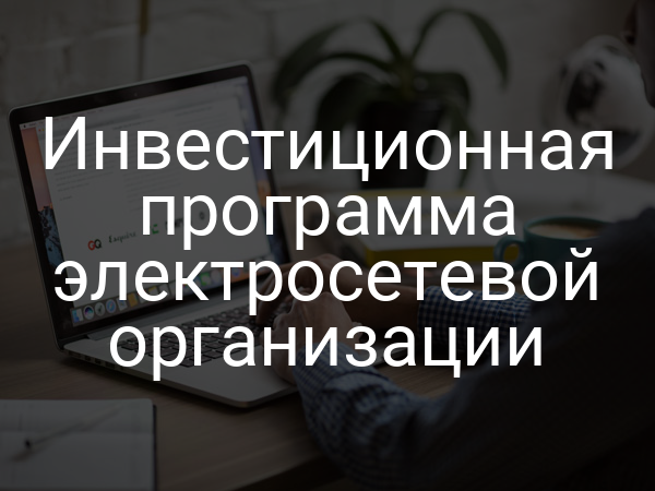Инвестиционная программа электросетевой организации