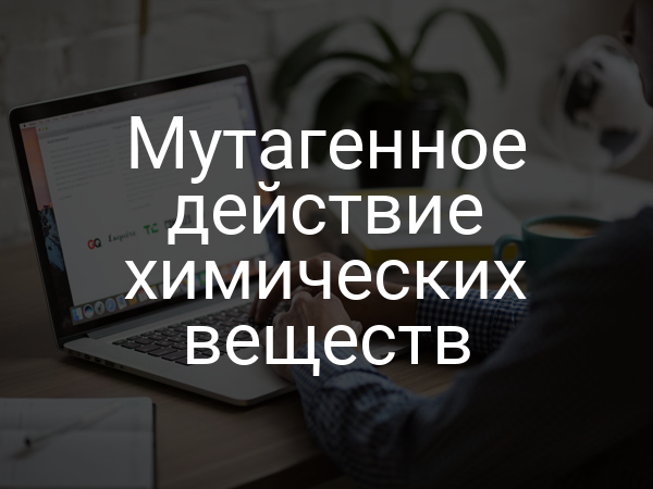 Мутагенное действие химических веществ