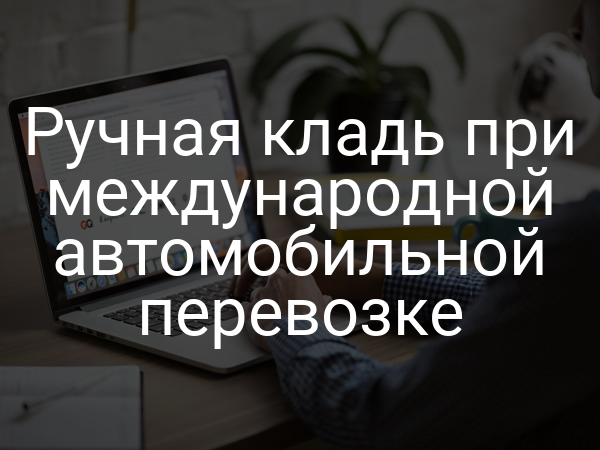 Ручная кладь при международной автомобильной перевозке