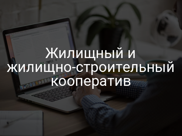 Жилищный и жилищно-строительный кооператив