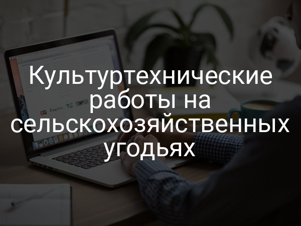 Культуртехнические работы на сельскохозяйственных угодьях