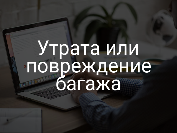 Утрата или повреждение багажа