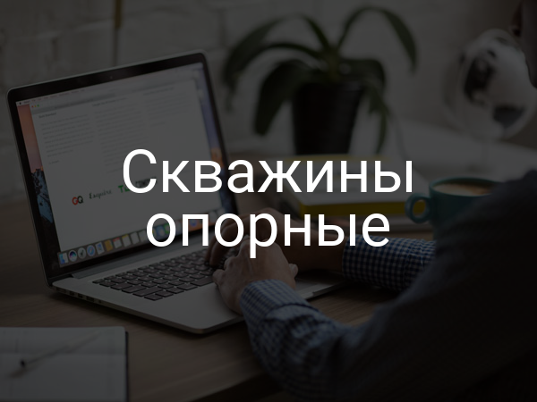 Скважины опорные