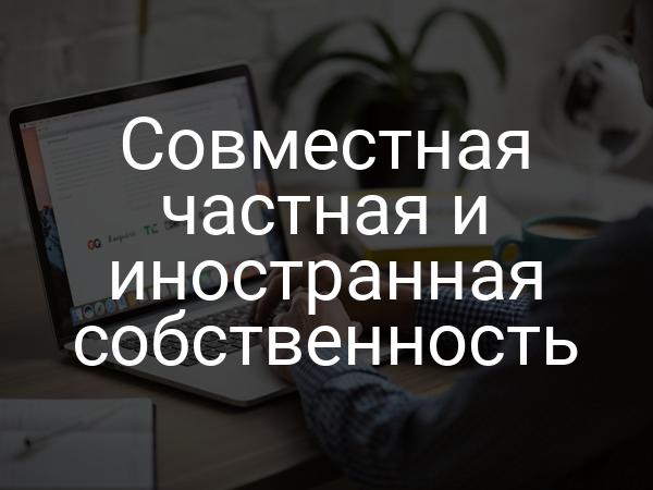 Совместная частная и иностранная собственность