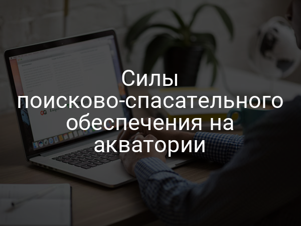 Силы поисково-спасательного обеспечения на акватории