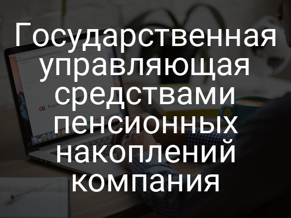 Государственная управляющая средствами пенсионных накоплений компания