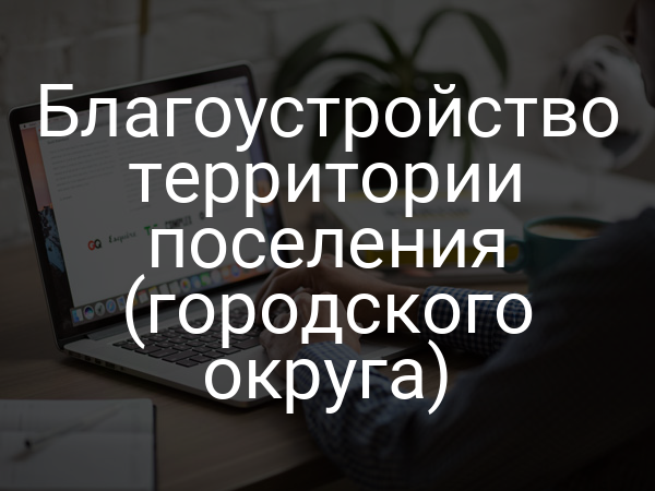 Благоустройство территории поселения (городского округа)