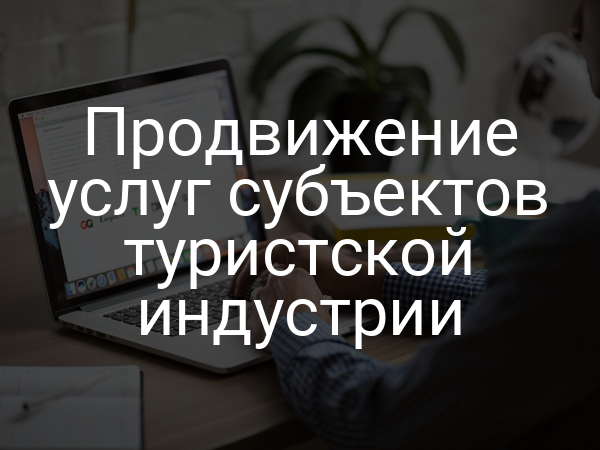 Продвижение услуг субъектов туристской индустрии