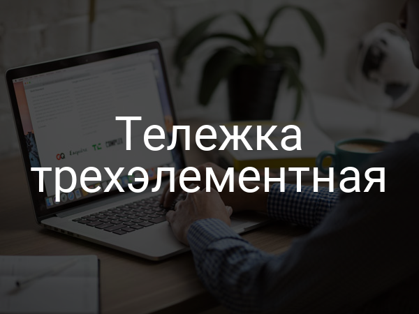 Тележка трехэлементная