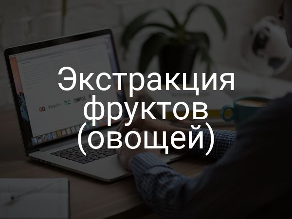 Экстракция фруктов (овощей)