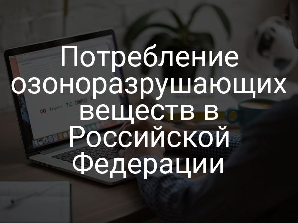 Потребление озоноразрушающих веществ в Российской Федерации