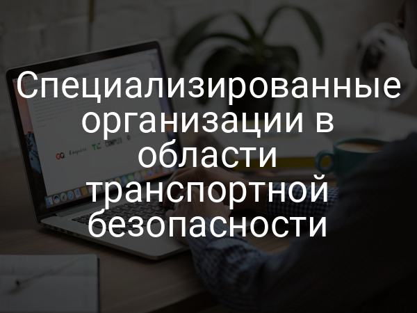 Специализированные организации в области транспортной безопасности