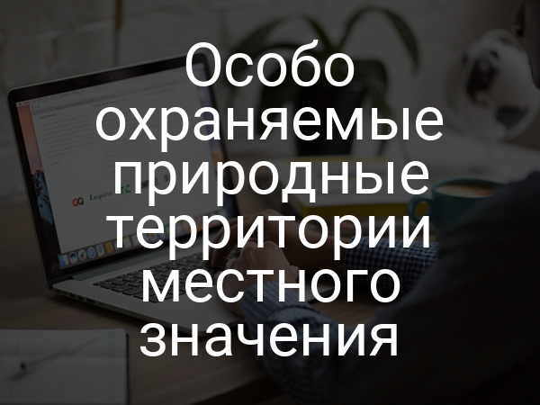 Особо охраняемые природные территории местного значения