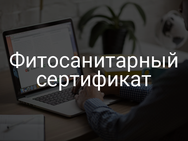 Фитосанитарный сертификат