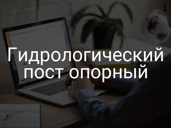 Гидрологический пост опорный