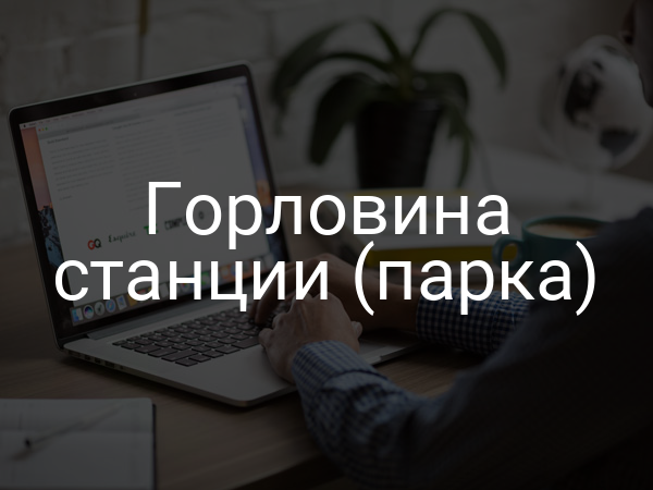 Горловина станции (парка)