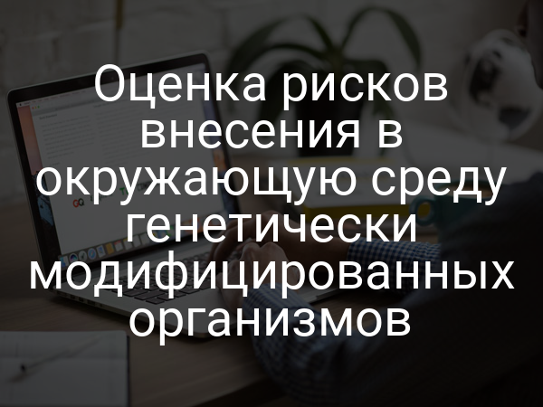 Оценка рисков внесения в окружающую среду генетически модифицированных организмов