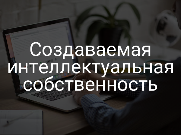 Создаваемая интеллектуальная собственность