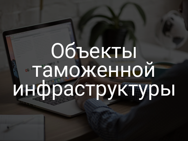 Объекты таможенной инфраструктуры