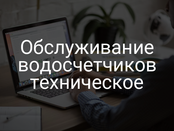 Обслуживание водосчетчиков техническое