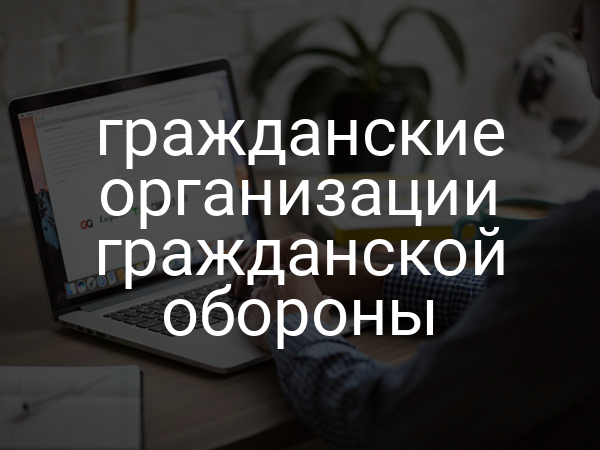 Гражданские организации гражданской обороны