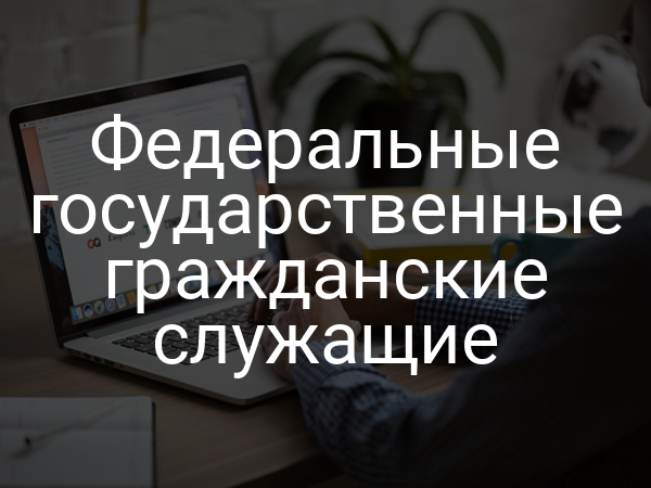 Федеральные государственные гражданские служащие
