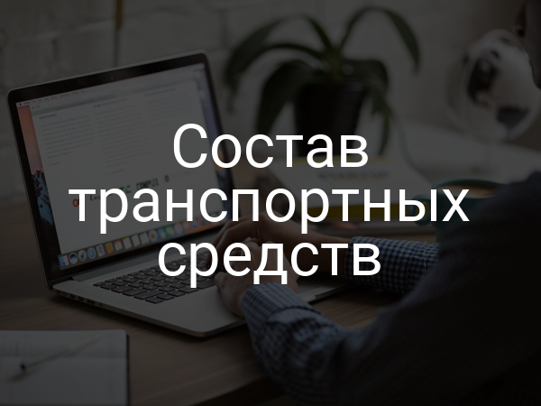 Состав транспортных средств