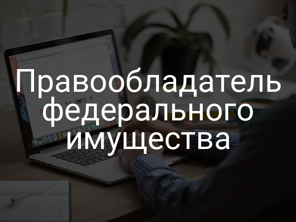Правообладатель федерального имущества