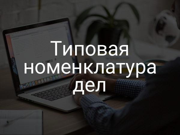 Типовая номенклатура дел