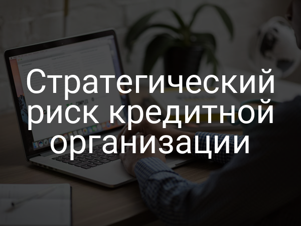 Стратегический риск кредитной организации