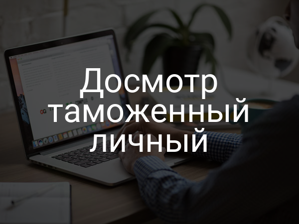 Досмотр таможенный личный