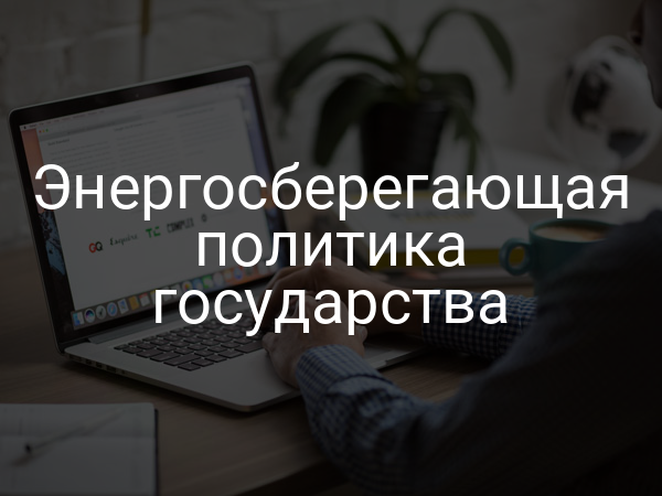 Энергосберегающая политика государства