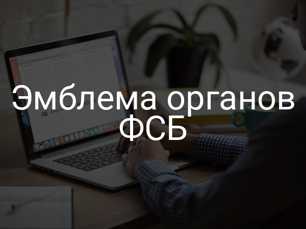 Эмблема органов ФСБ