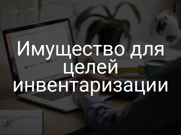 Имущество для целей инвентаризации