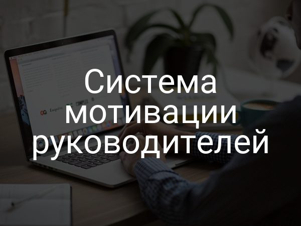 Система мотивации руководителей