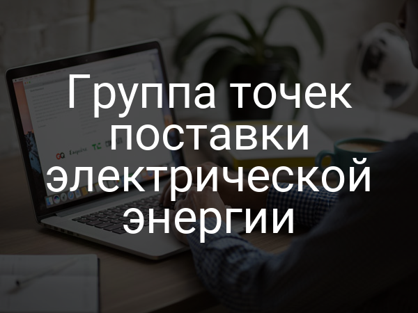 Группа точек поставки электрической энергии