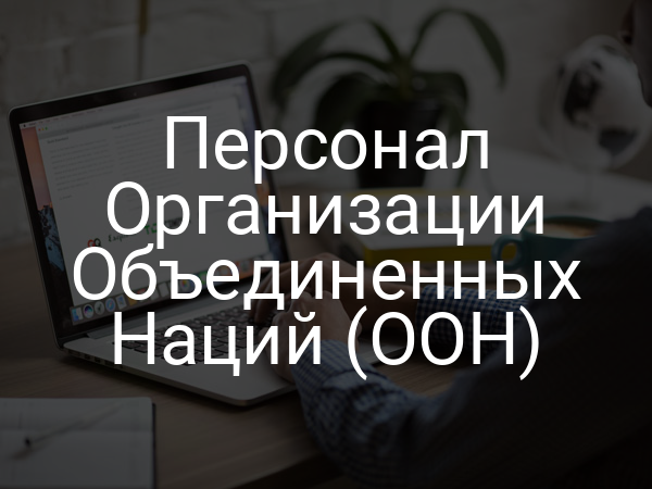 Персонал Организации Объединенных Наций (ООН)