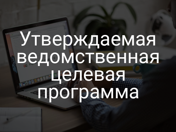 Утверждаемая ведомственная целевая программа