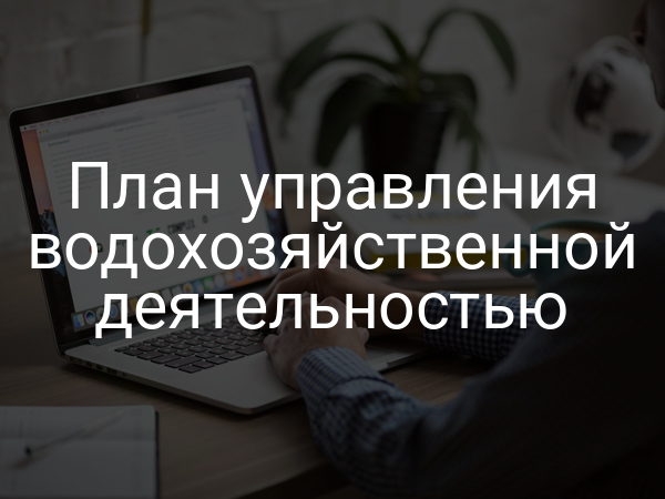 План управления водохозяйственной деятельностью