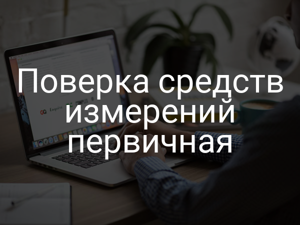 Поверка средств измерений первичная