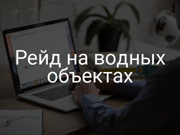 Рейд на водных объектах