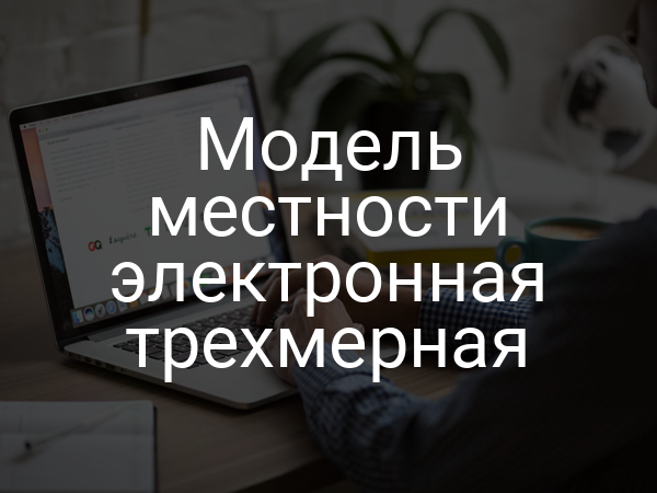 Модель местности электронная трехмерная