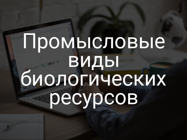 Промысловые виды биологических ресурсов