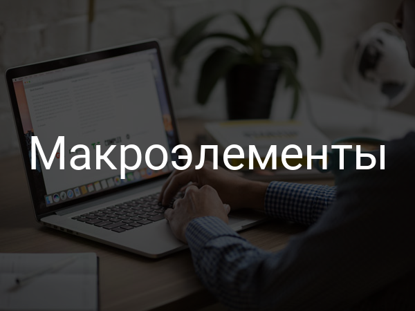 Макроэлементы