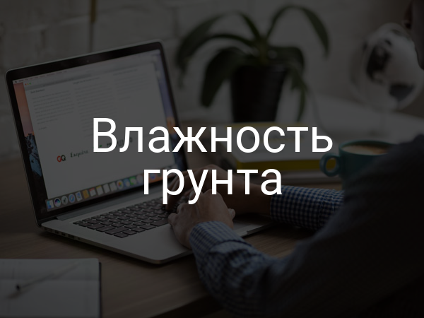 Влажность грунта