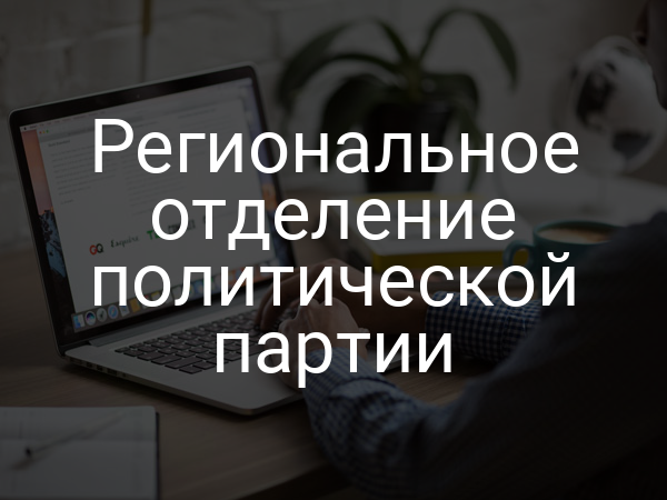 Региональное отделение политической партии
