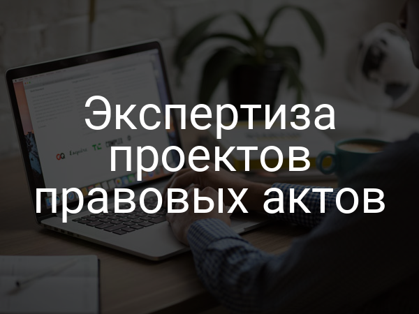 Экспертиза проектов правовых актов